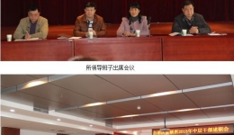 广西皮肤病防治研究所召开2015年度中层干部述职会